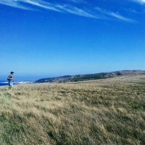 CSUCI student contemplates the long-term impacts of grazing management on Santa Rosa Island